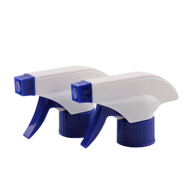 Biru Putih 28mm Semprot Pemicu ODM Semprot Botol Pemicu Kepala