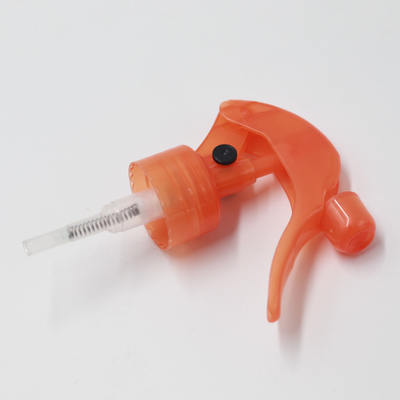 Disinfektan 24MM 28MM Foaming Trigger Spray Head Oranye Merah