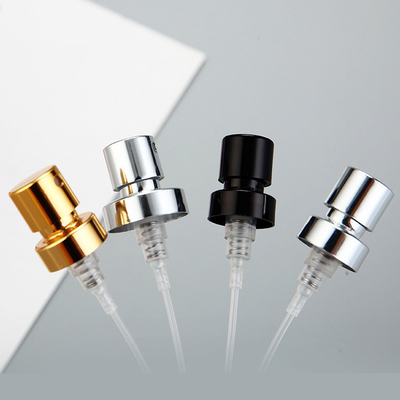 18mm 20mm Atomiser Semprot Aluminium Crimp Pump Emas Perak Hitam