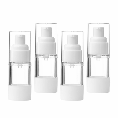 Plastik PP 15ml Putih Botol Pompa Pengap Kemasan Kosmetik
