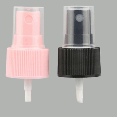 Botol PET Pink Black 24MM Pompa Penyemprot Kabut Kosmetik Dengan Tabung