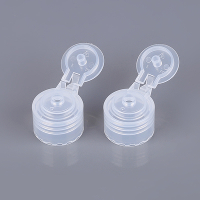 Tutup Atas Flip Transparan Untuk Botol 20mm 24mm PP Tutup Botol Lotion