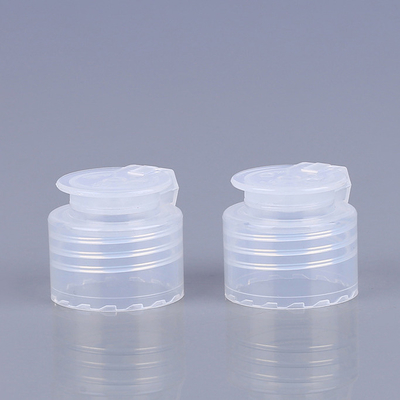 Tutup Atas Flip Transparan Untuk Botol 20mm 24mm PP Tutup Botol Lotion