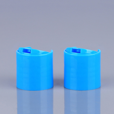 Tutup Botol Shampo Polypropylene Disc Top 24mm Biru