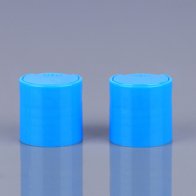 Tutup Botol Shampo Polypropylene Disc Top 24mm Biru