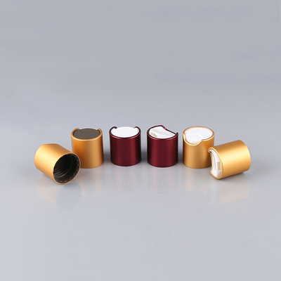 24mm 28 Mm Aluminium Disc Top Cap Untuk Botol Kosmetik Tanpa Kebocoran