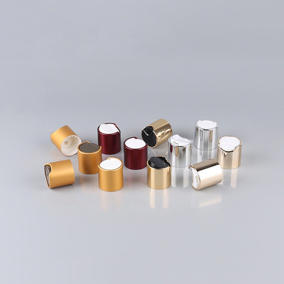 24mm 28 Mm Aluminium Disc Top Cap Untuk Botol Kosmetik Tanpa Kebocoran