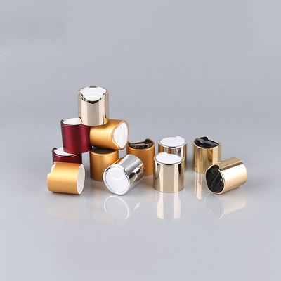 24mm 28 Mm Aluminium Disc Top Cap Untuk Botol Kosmetik Tanpa Kebocoran