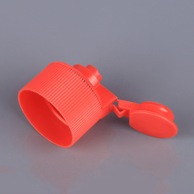 24mm 28mm Plastik Flip Top Caps Untuk Botol Merah Hitam