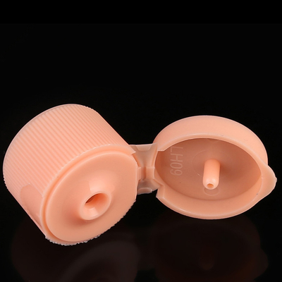 ODM BPA Gratis 20mm Flip Top Caps Pink Disc Penutupan Atas