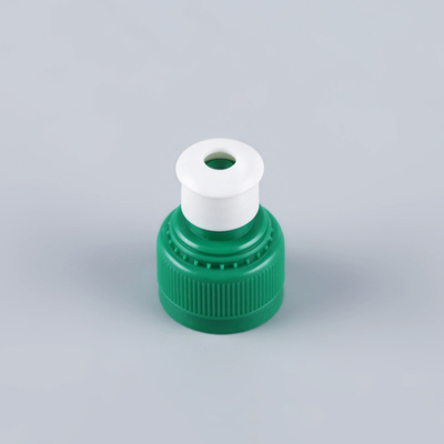 Tutup Botol Kosmetik Bebas BPA Ribbed 24/410 Push Pull Cap