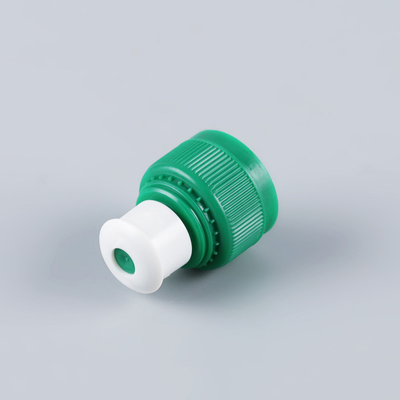 Tutup Botol Kosmetik Bebas BPA Ribbed 24/410 Push Pull Cap