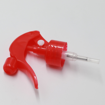 Disinfektan 24MM 28MM Foaming Trigger Spray Head Oranye Merah