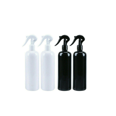PET 100ml Pemicu Botol Semprot Kosmetik Putih Hitam