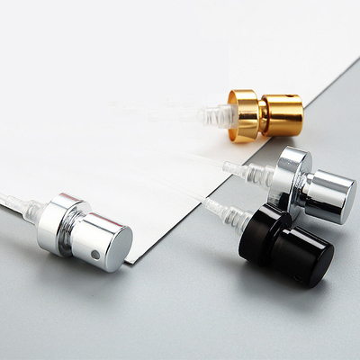 18mm 20mm Atomiser Semprot Aluminium Crimp Pump Emas Perak Hitam