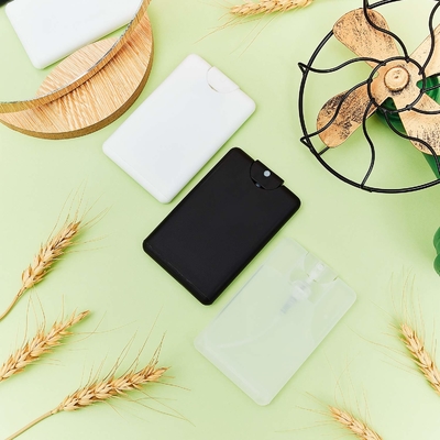 Parfum Botol Plastik Kosong 20ml Ukuran Kartu Kredit Botol Semprot Tidak Ada Kebocoran