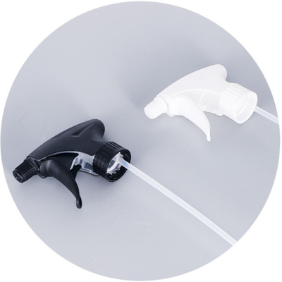 PP Black 24MM Plastic Spray Nozzle Trigger Putih Mencegah Kebocoran Air