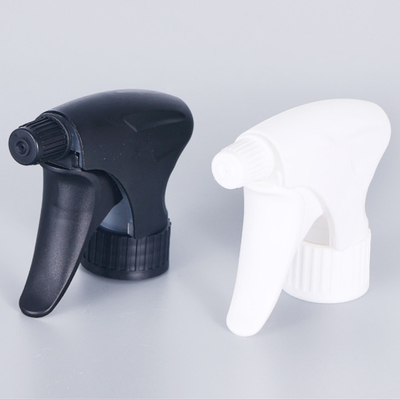PP Black 24MM Plastic Spray Nozzle Trigger Putih Mencegah Kebocoran Air
