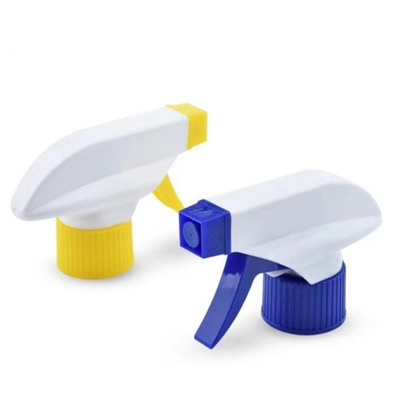 28/410 Kepala Sprayer Pemicu Plastik Berbusa Kuning Biru Putih