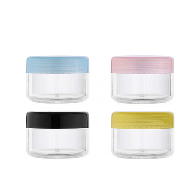 ODM 10ml Kosmetik Cream Jar Stoples Plastik Kosong Dengan PP Cap