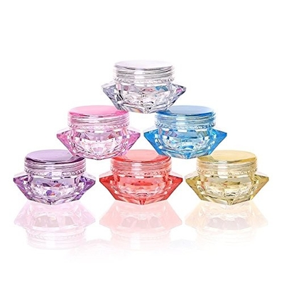 5ml Botol Krim Kosmetik Plastik Kecil Dengan Tutup Portabel Isi Ulang