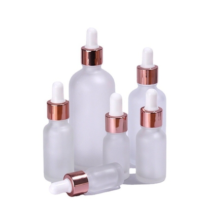 Botol Penetes Mata Rose Gold Frosted 3ml 5ml 10ml 15ml
