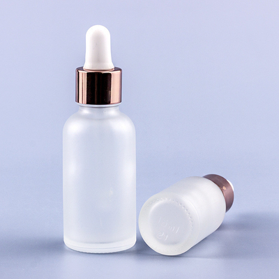 Botol Penetes Mata Rose Gold Frosted 3ml 5ml 10ml 15ml