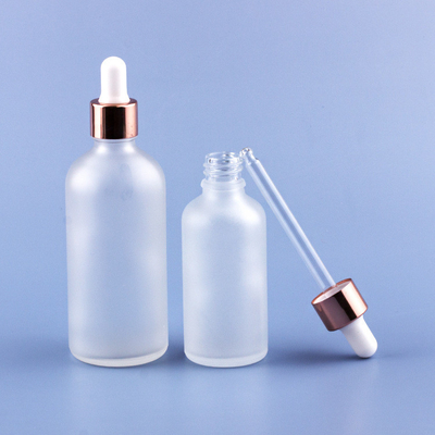 Botol Penetes Mata Rose Gold Frosted 3ml 5ml 10ml 15ml