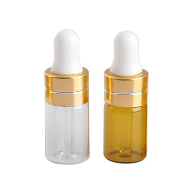 3ml Botol Minyak Esensial Botol Penetes Mata Kaca Coklat