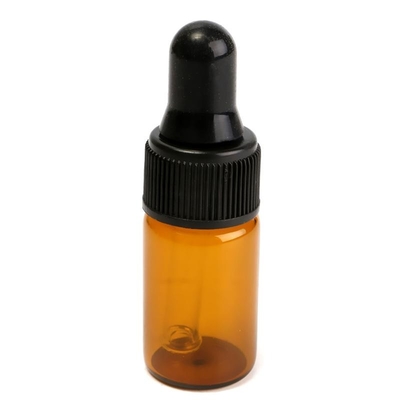 5ml Botol Minyak Esensial Botol Penetes Kaca Kecil Coklat