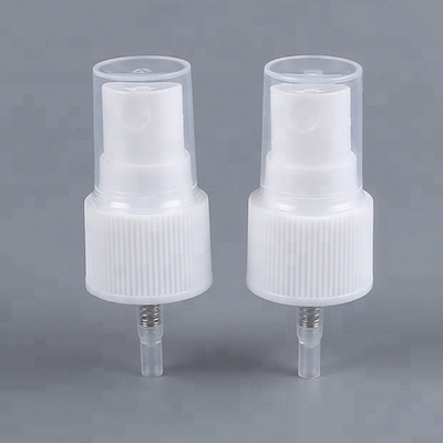 24mm Fine Mist Sprayer Pompa Botol Kosmetik Berusuk Putih