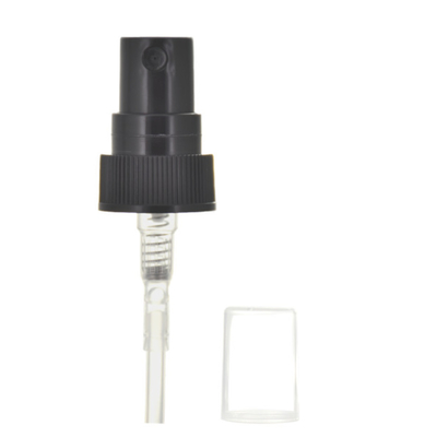 24MM 18MM Plastik Hitam Atomiser Sprayer Pump Dengan Tabung ODM