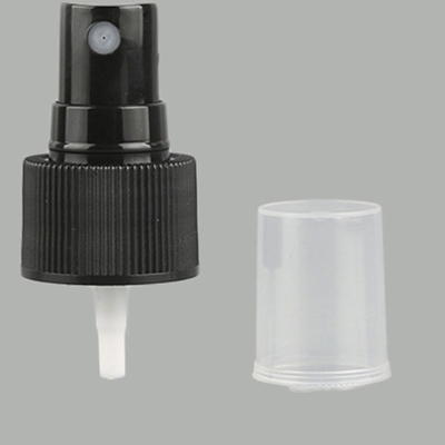 Botol PET Pink Black 24MM Pompa Penyemprot Kabut Kosmetik Dengan Tabung