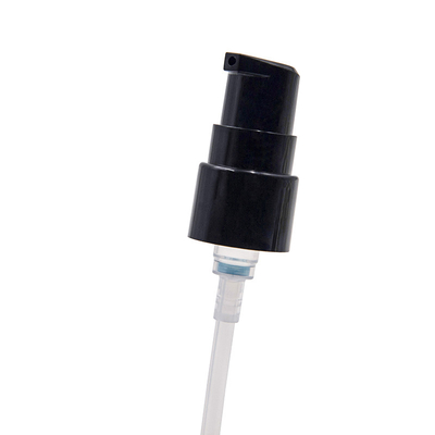 20/410 Pompa Krim Kosmetik Pompa Perawatan Plastik PP Hitam