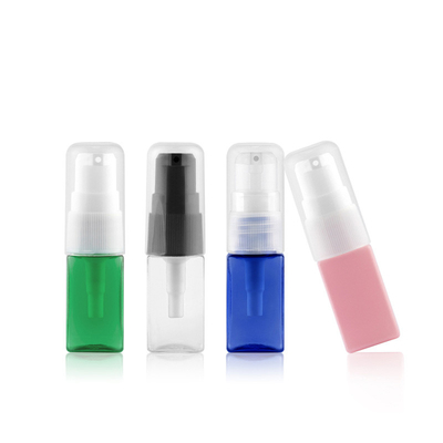 10ML Botol Lotion Plastik Kosong Dengan Pompa Hijau Transparan Biru Merah Muda