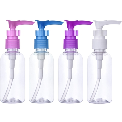 LinDeer PET Botol Lotion Plastik Transparan 50ml Untuk Cairan