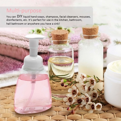 Botol Lotion Plastik Kosong 500ml Transparan Dengan Pompa 28mm