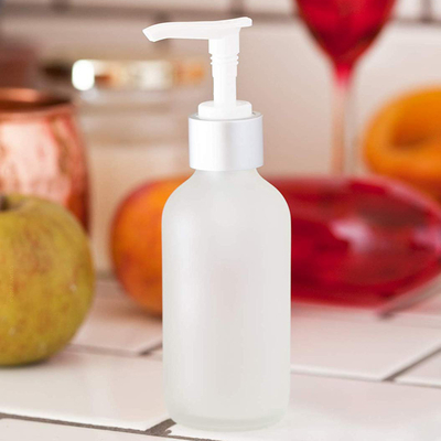 LinDeer White 100ml Botol Lotion Pompa Kaca Buram ODM