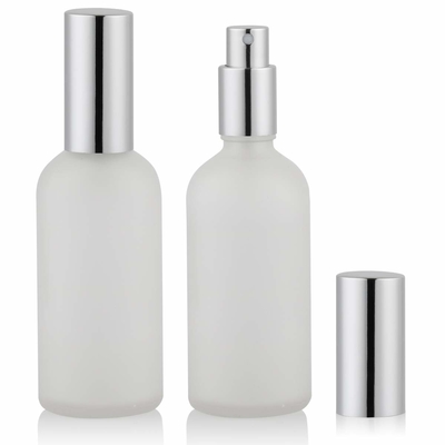 Botol Semprot Kabut Aluminium Anodized 100ML Wadah Perlengkapan Mandi Kaca