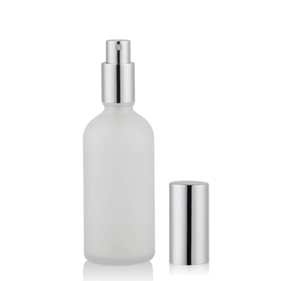 Botol Semprot Kabut Aluminium Anodized 100ML Wadah Perlengkapan Mandi Kaca