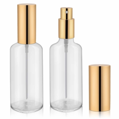 Botol Semprot Kabut Halus Aluminium Anodized 50ml Dispenser Pompa Kaca